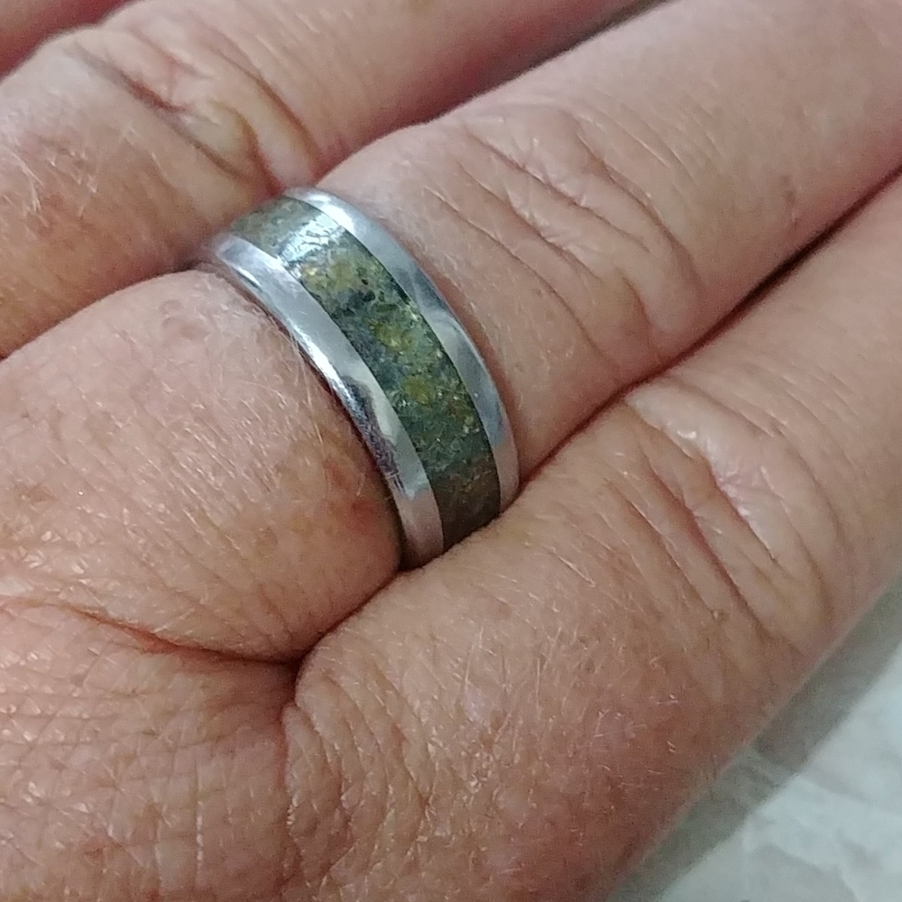 Seaglass ring - Picture 3 of 3